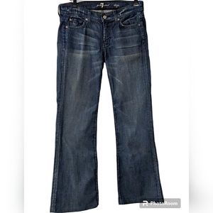 7 For All Mankind Women’s Size 28 Dojo Low Rise Jeans Flare Y2K